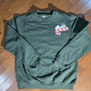 Peanuts Forest‎ Green Crewneck Sweater